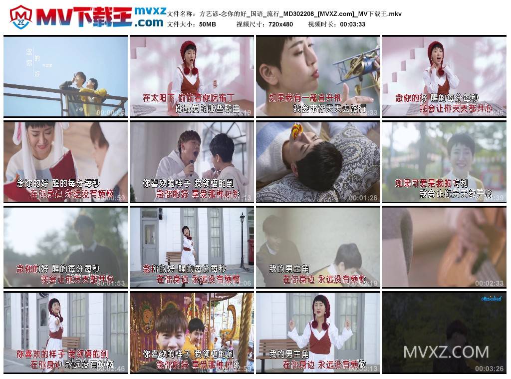 方艺谚-念你的好_国语_流行_MD302208